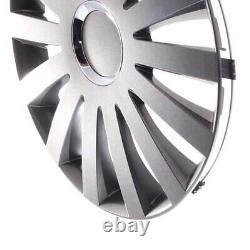 4 enjoliveurs de roue de 13 pouces en gris voilier pour Citroën Ford Lancia MIN