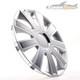 4 Enjoliveurs De Roues De 15 Pouces Flash Ii Argent / Gris Pour Citroën Ford La