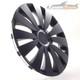 4 Enjoliveurs De Roues De 15 Pouces Sky Black Schwarz Pour Citroën Ford Lancia