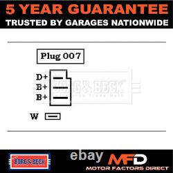 Alternateur Borg & Beck pour Ford Escort, Granada, Orion, Austin Mini, MG Metro