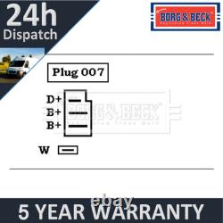Alternateur Borg & Beck pour Ford Escort, Granada, Orion, Austin Mini, MG Metro