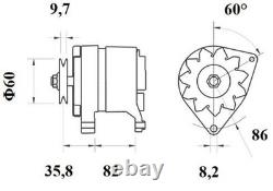 Alternateur compatible Ford Consul Cortina Cortina Estate Escort Rover 200 MAHLE MG429
