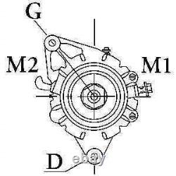 Alternateur compatible avec Ford Escort 1100/1300. Ford Escort Mk II 1.1/1.3. Ford Trans