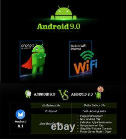 Android 9.0 1din 10.1in Gps Sat Nav Voiture Stéréo Bluetooth Wifi Radio Fm 2+32go