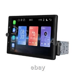 Autoradio 1 Din 10,4 pouces avec Carplay Android, lecteur MP5 rotatif et miroir de liaison