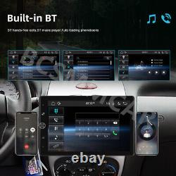 Autoradio 1 Din 10,4 pouces avec Carplay Android, lecteur MP5 rotatif et miroir de liaison