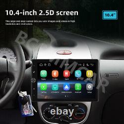 Autoradio 1 Din 10,4 pouces avec Carplay Android, lecteur MP5 rotatif et miroir de liaison