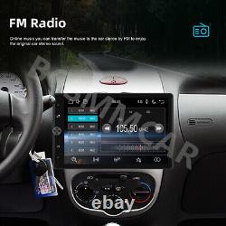 Autoradio 1 Din 10,4 pouces avec Carplay Android, lecteur MP5 rotatif et miroir de liaison