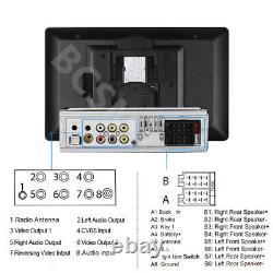 Autoradio 1 Din 10,4 pouces avec Carplay Android, lecteur MP5 rotatif et miroir de liaison