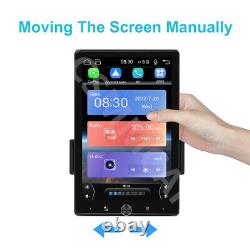 Autoradio 1 Din 10,4 pouces avec Carplay Android, lecteur MP5 rotatif et miroir de liaison