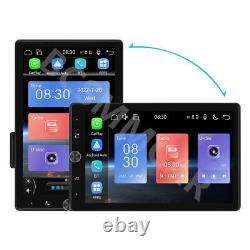 Autoradio 1 Din 10,4 pouces avec Carplay Android, lecteur MP5 rotatif et miroir de liaison