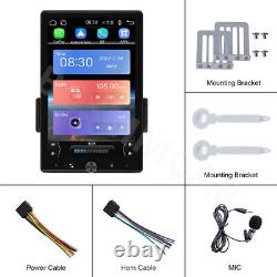 Autoradio 1 Din 10,4 pouces avec Carplay Android, lecteur MP5 rotatif et miroir de liaison