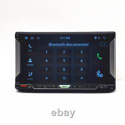 Autoradio 2Din Double Écran Tactile GPS BT pour Apple CarPlay Android Auto