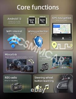 Autoradio 7in 1Din pour Apple CarPlay, Android Auto, Bluetooth, GPS, WIFI, MP5
