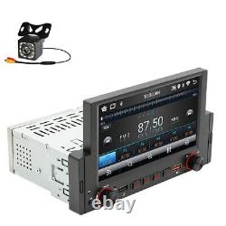 Autoradio Bluetooth CarPlay 6.2 pouces 1 DIN avec FM GPS Wifi USB et caméra