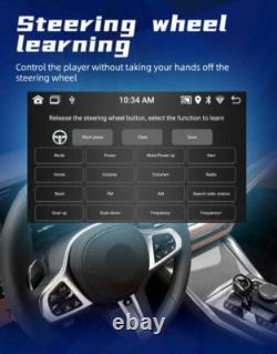 Autoradio Bluetooth CarPlay 6.2 pouces 1 DIN avec FM GPS Wifi USB et caméra