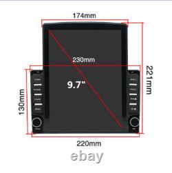 Autoradio MP5 à écran tactile Android 9.1 avec Bluetooth, GPS, WIFI, AUX et caméra de tableau de bord