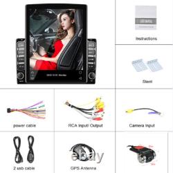 Autoradio MP5 à écran tactile Android 9.1 avec Bluetooth, GPS, WIFI, AUX et caméra de tableau de bord