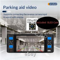 Autoradio MP5 pour voiture 5 pouces stéréo Bluetooth FM/RDS pour Apple CarPlay avec caméra gratuite
