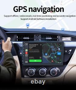 Autoradio de voiture 2DIN 9 pouces avec GPS NAVI, lecteur MP5, Bluetooth, WiFi, Android 9.1 et caméra de recul