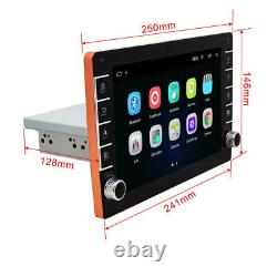 Autoradio simple DIN à écran tactile 9 pouces avec lecteur MP5, GPS, Wifi, radio USB, caméra Android