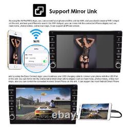 Autoradio simple DIN à écran tactile 9 pouces avec lecteur MP5, GPS, Wifi, radio USB, caméra Android