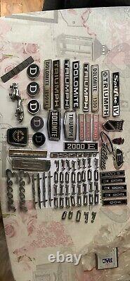 Badges de voitures vintage Ford Escort, Ford Cortina, Triumph Dolomite, Jaguar