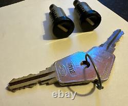 Barillets de serrure de porte Ford Lotus Cortina/ Escort Mk1/2 + clés FOMOCO authentiques NOS