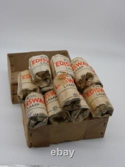 Boîte rare de 12 ampoules automobiles Ediswan 12 V, NOS des années 1950