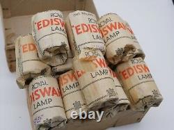 Boîte rare de 12 ampoules automobiles Ediswan 12v N. O. S des années 1950