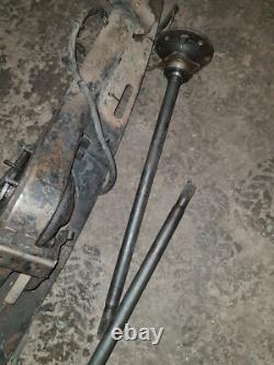 Boîtier d'essieu renforcé et demi-arbres Ford Cortina Mk2, Lotus, GT, 1600E, etc.