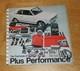 Brochure Ford Plus Performance 1967-1968 Cortina Mk1 Cortina Mk2 Corsair