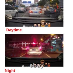 Caméra Dash 11,26 pouces 1080P pour voiture, enregistreur vidéo DVR avec miroir arrière intérieur