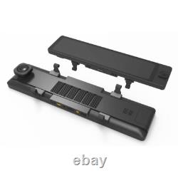 Caméra Dash 11,26 pouces 1080P pour voiture, enregistreur vidéo DVR avec miroir arrière intérieur