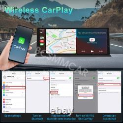 Caméra de tableau de bord 5K 11.3 avec CarPlay sans fil, Android Auto, surveillance de stationnement avant et arrière