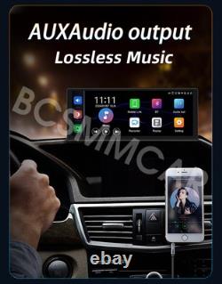 Caméra de tableau de bord 5K 11.3 avec CarPlay sans fil, Android Auto, surveillance de stationnement avant et arrière