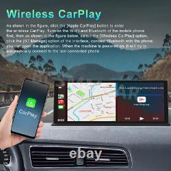 Caméra de tableau de bord de voiture à double lentille CarPlay et Android Auto enregistreur vidéo 4K DVR