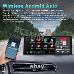 Caméra de tableau de bord de voiture à double lentille CarPlay et Android Auto enregistreur vidéo 4K DVR