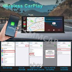 Caméra de tableau de bord de voiture à double lentille CarPlay et Android Auto enregistreur vidéo 4K DVR