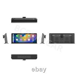 Caméra de tableau de bord de voiture à double lentille CarPlay et Android Auto enregistreur vidéo 4K DVR