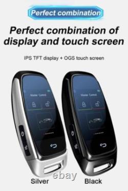 Clé intelligente à écran tactile LCD pour démarrage et arrêt du moteur à distance sans clé