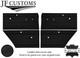 Couvre-portes Avant Et Arrière En Cuir Noir Pour Ford Cortina Mk2 4 Portes