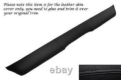 Cuir de tableau de bord en cuir noir pour Ford Cortina Mk2