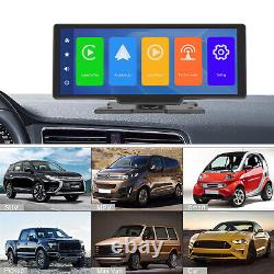 Dash Cam Carplay Android Auto Aux Fm Bt 10.26en Hd Voiture Dvr Multimedia Player