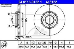 Disque de frein ATE 2x pour Ford Cortina escort I II tournoi Taunus 80 1300 1591995