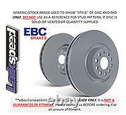 Disques de frein avant EBC et plaquettes Greenstuff pour Ford Cortina Mk4 1.6 (76 79)
