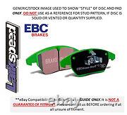 Disques de frein avant EBC et plaquettes Greenstuff pour Ford Cortina Mk4 1.6 (76 79)