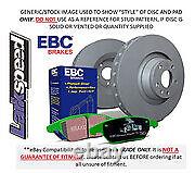 Disques de frein avant EBC et plaquettes Greenstuff pour Ford Cortina Mk5 1.3 (79 82)