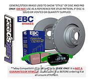 Disques de frein avant EBC et plaquettes Greenstuff pour Ford Cortina Mk5 1.6 (79 82)