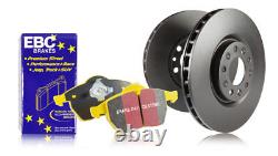 Disques de frein avant EBC et plaquettes Yellowstuff pour Ford Escort Mk2 1.1 (75 80)